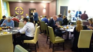 Lunch in the dining room at BAPT2019